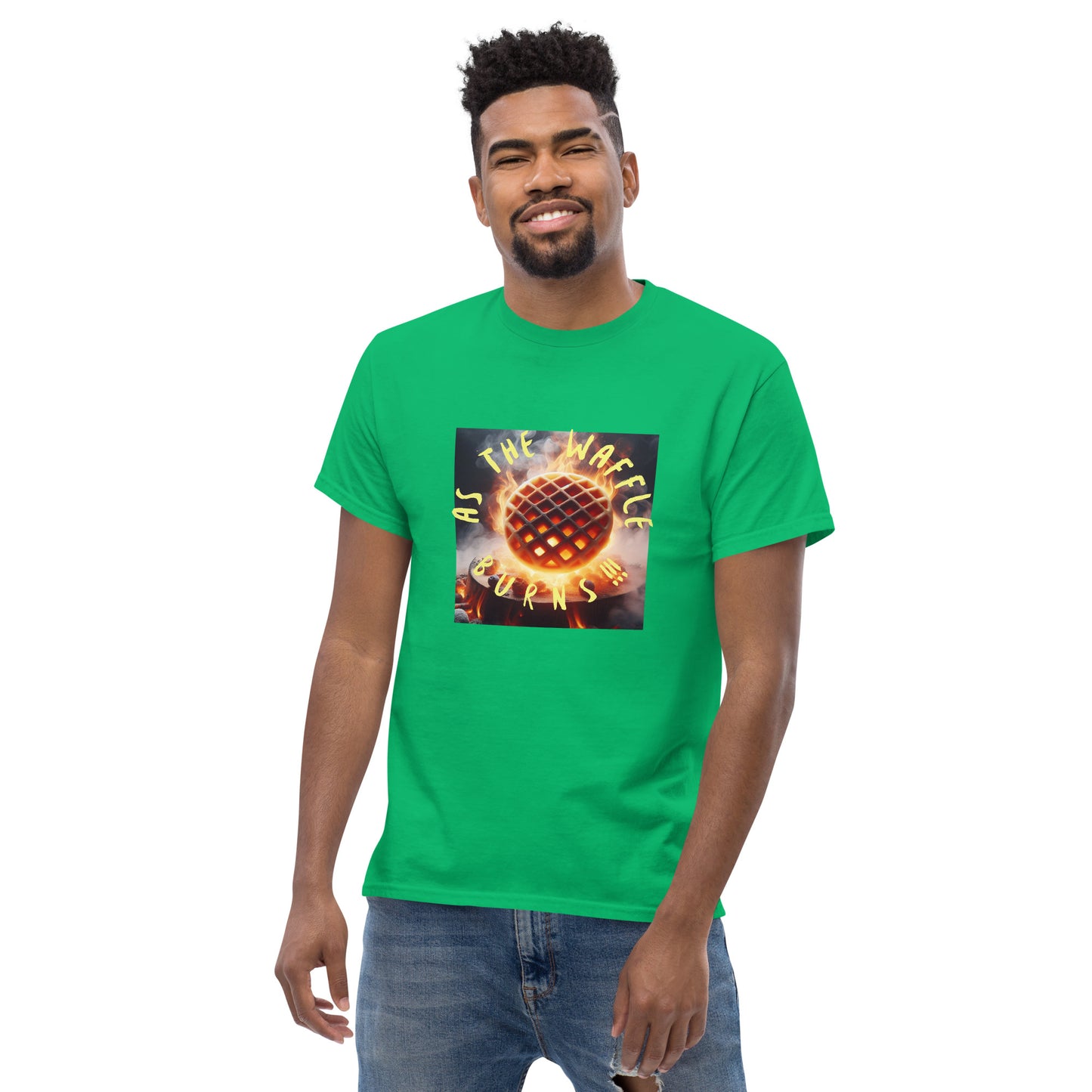 As The Waffle Burns tee