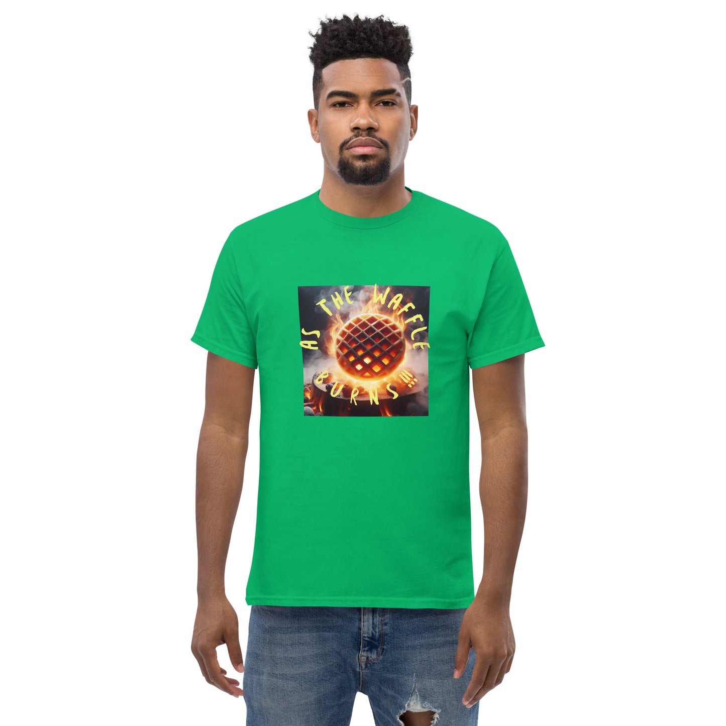 As The Waffle Burns tee