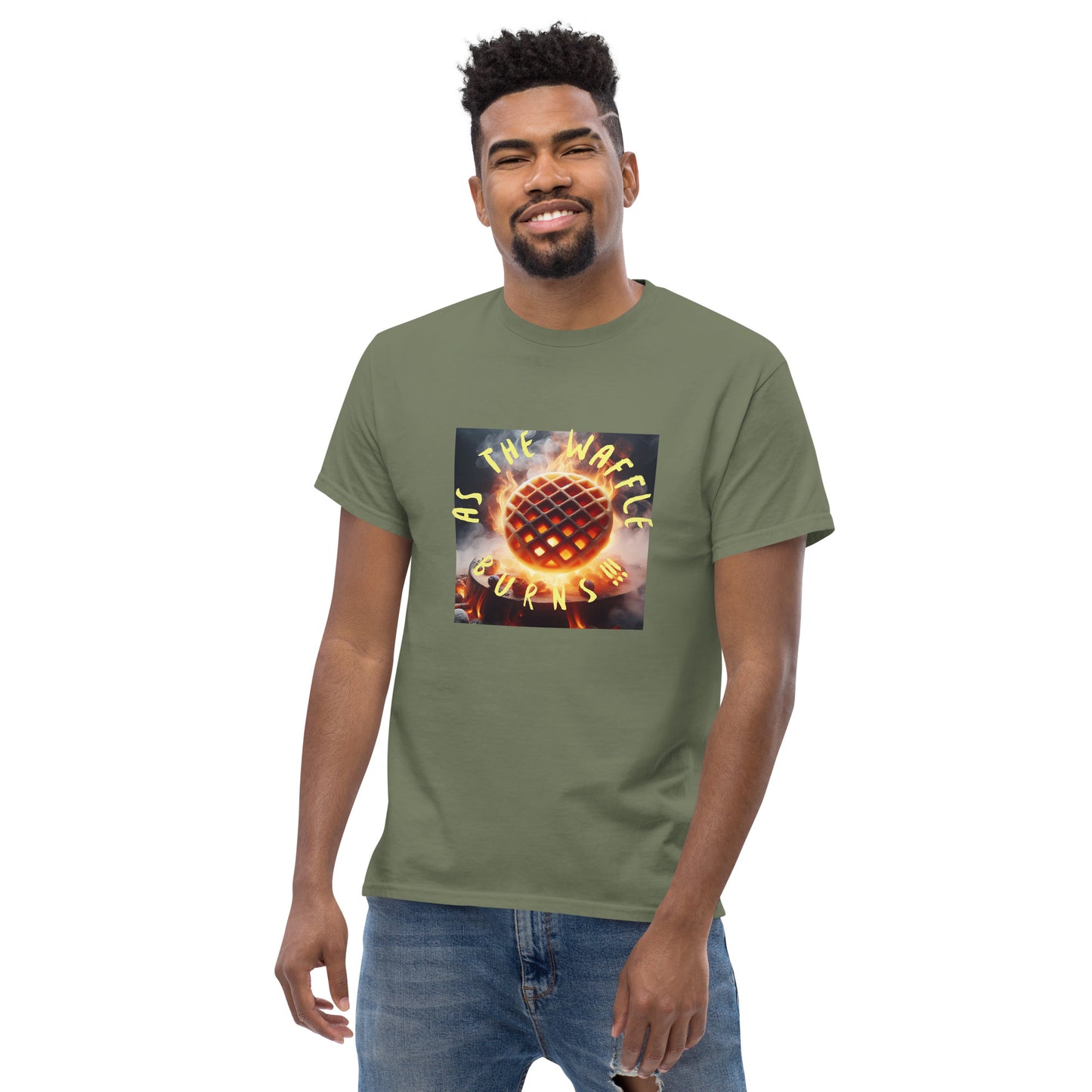 As The Waffle Burns tee