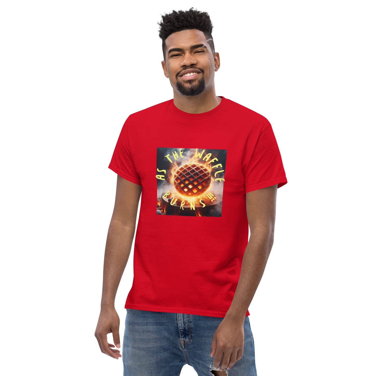 As The Waffle Burns tee