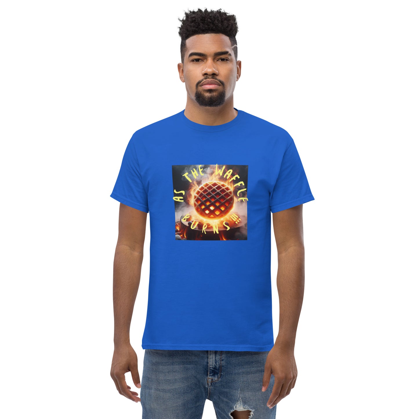 As The Waffle Burns tee