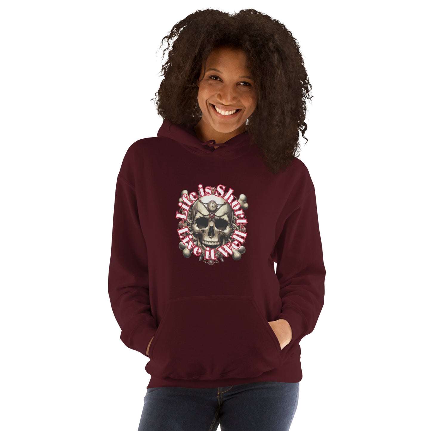 Be a Rebel Skull Unisex Hoodie