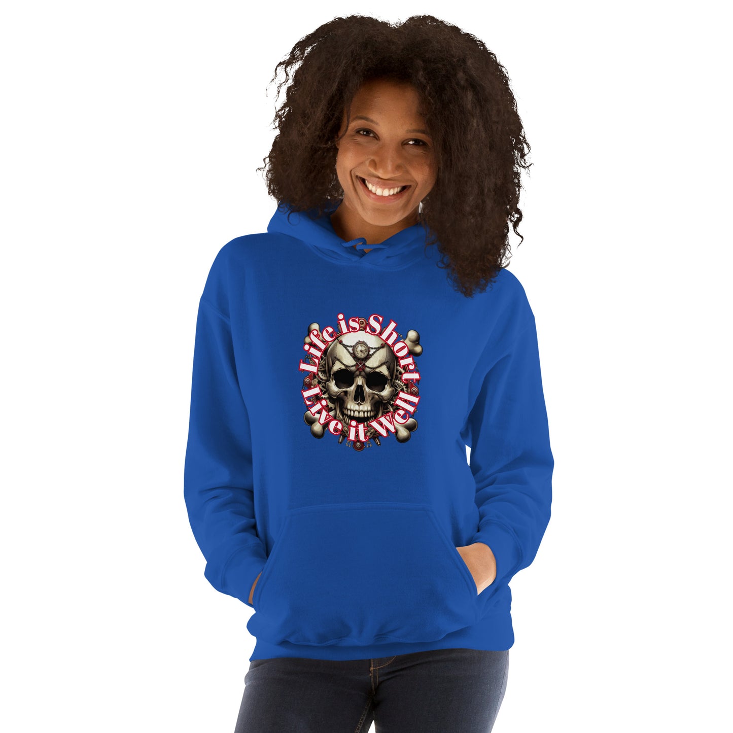 Be a Rebel Skull Unisex Hoodie