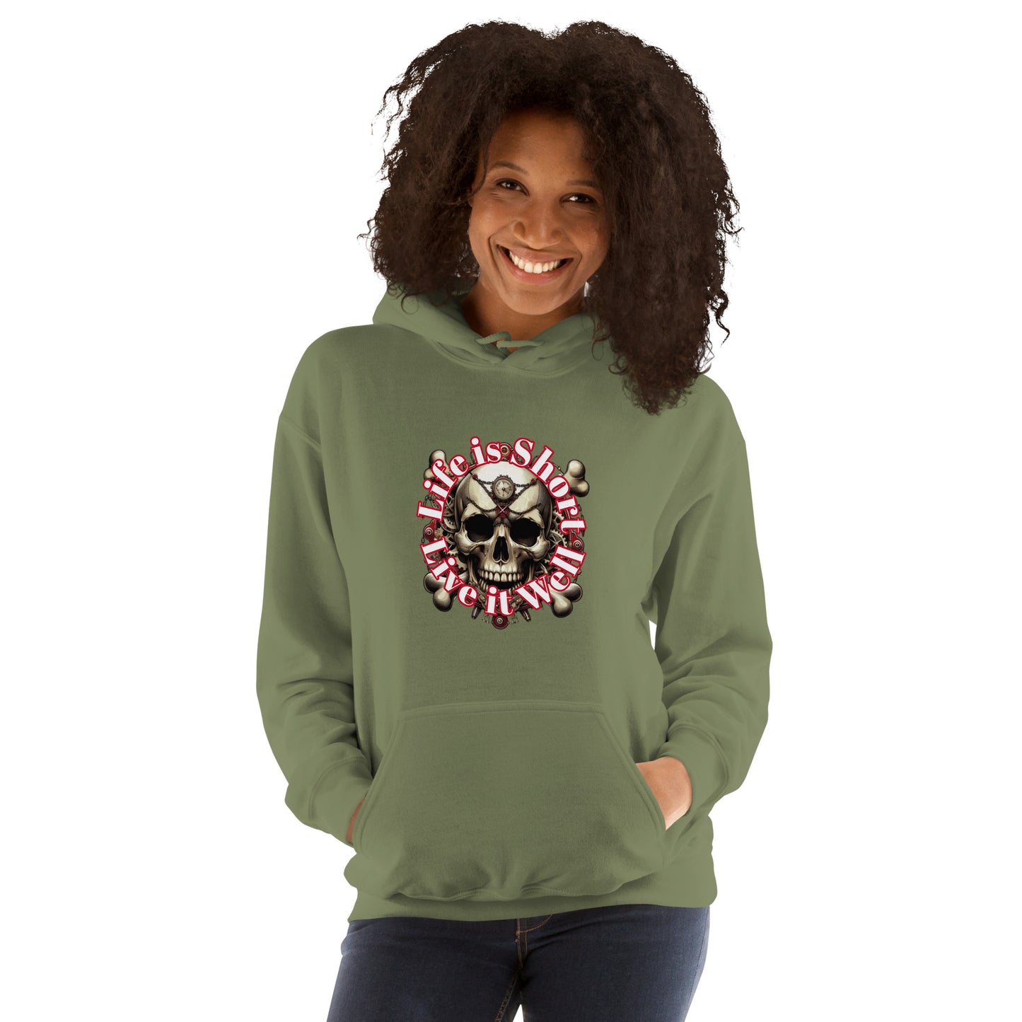 Be a Rebel Skull Unisex Hoodie